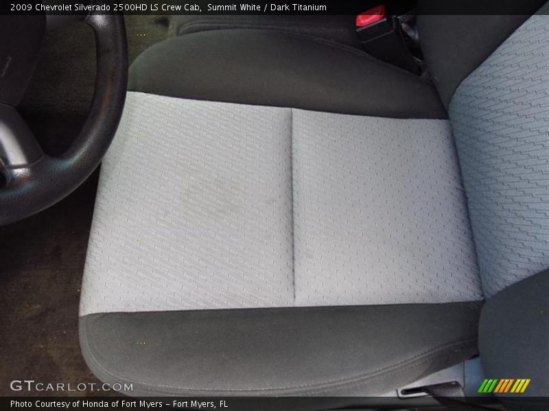 Summit White / Dark Titanium 2009 Chevrolet Silverado 2500HD LS Crew Cab