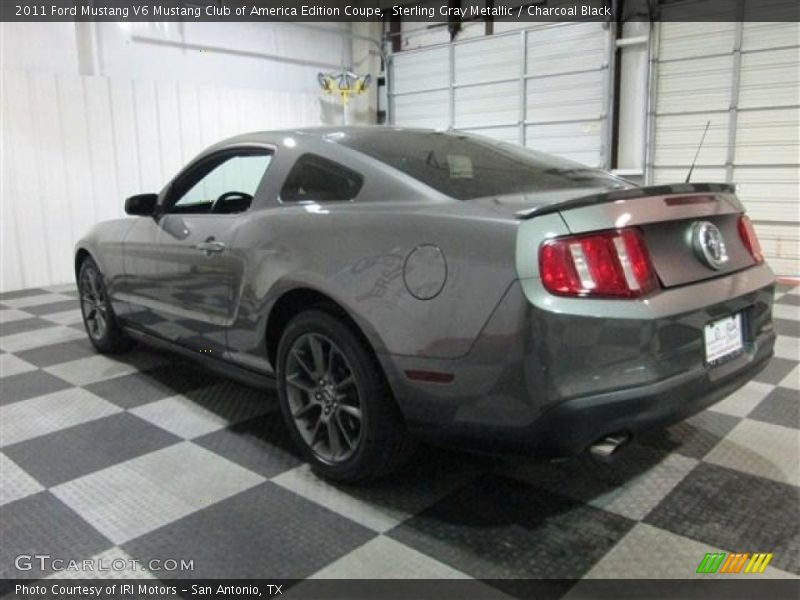 Sterling Gray Metallic / Charcoal Black 2011 Ford Mustang V6 Mustang Club of America Edition Coupe