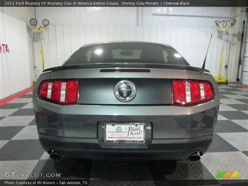 Sterling Gray Metallic / Charcoal Black 2011 Ford Mustang V6 Mustang Club of America Edition Coupe