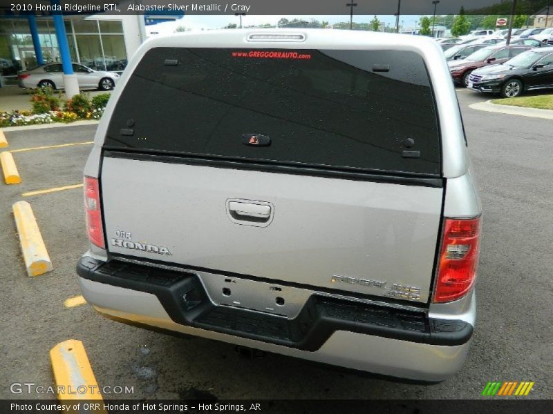 Alabaster Silver Metallic / Gray 2010 Honda Ridgeline RTL