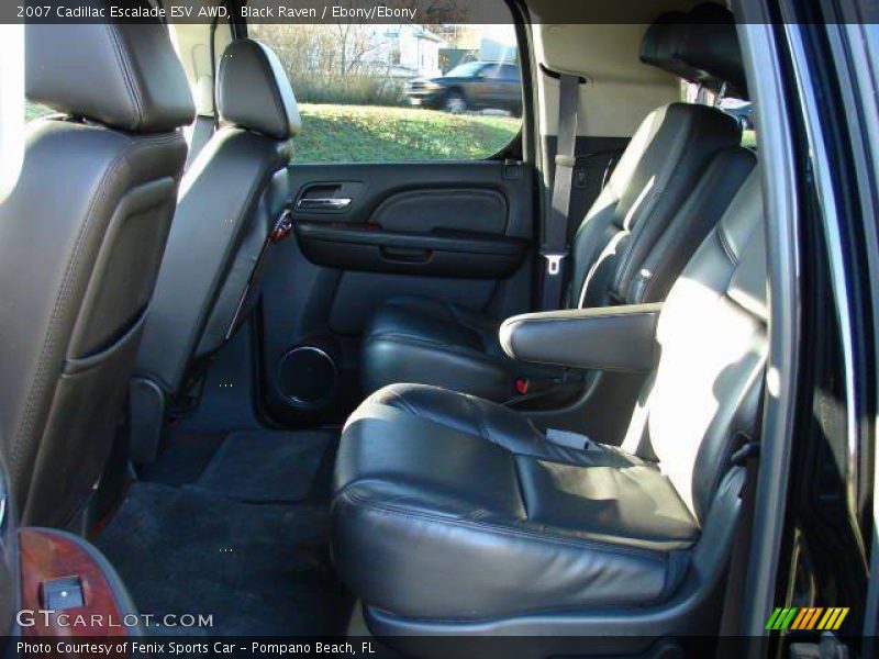 Black Raven / Ebony/Ebony 2007 Cadillac Escalade ESV AWD