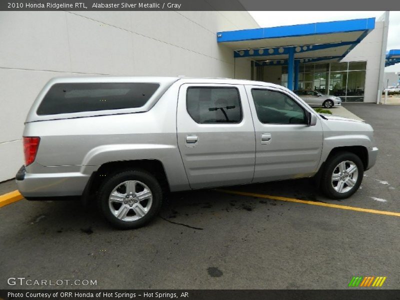 Alabaster Silver Metallic / Gray 2010 Honda Ridgeline RTL