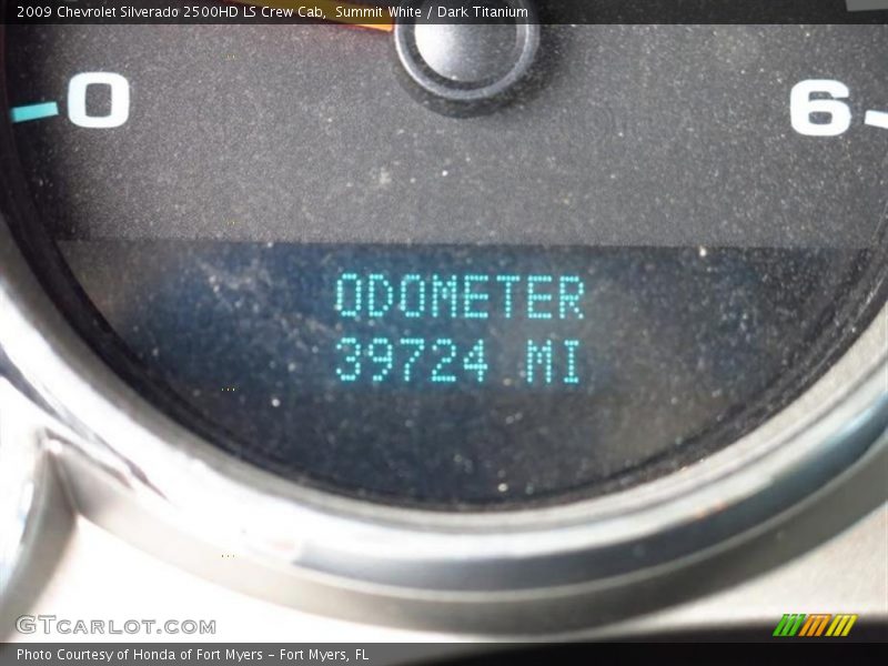 Summit White / Dark Titanium 2009 Chevrolet Silverado 2500HD LS Crew Cab