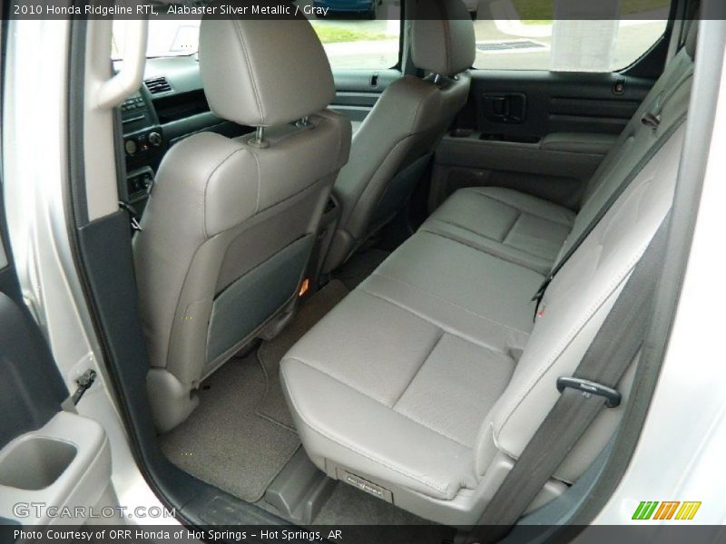 Alabaster Silver Metallic / Gray 2010 Honda Ridgeline RTL