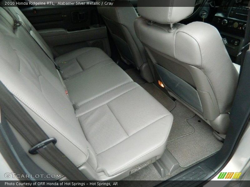 Alabaster Silver Metallic / Gray 2010 Honda Ridgeline RTL