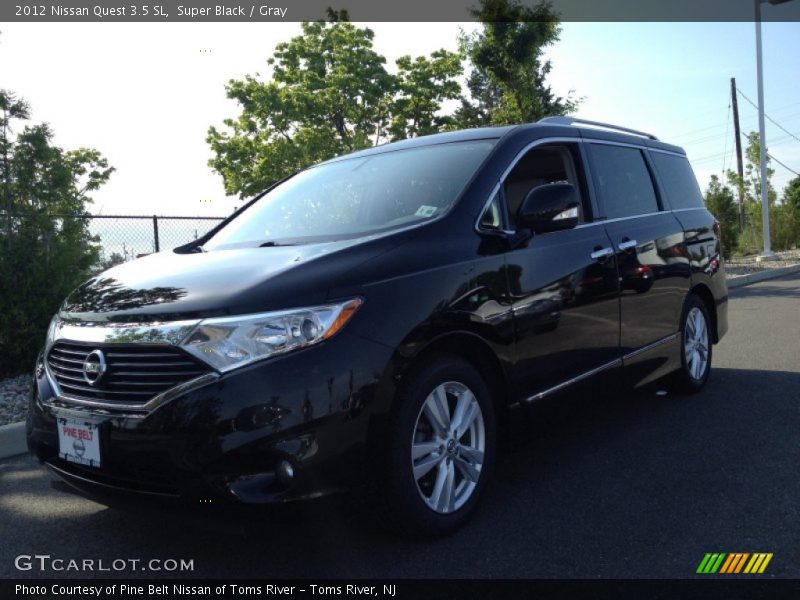 Super Black / Gray 2012 Nissan Quest 3.5 SL