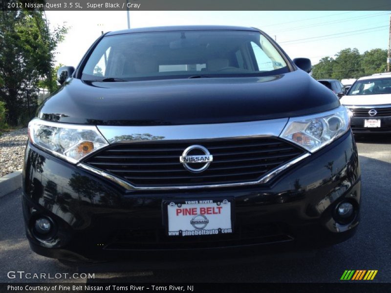 Super Black / Gray 2012 Nissan Quest 3.5 SL
