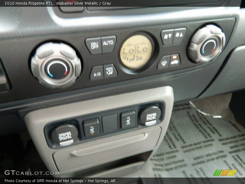 Alabaster Silver Metallic / Gray 2010 Honda Ridgeline RTL
