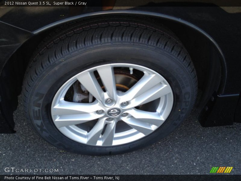 Super Black / Gray 2012 Nissan Quest 3.5 SL