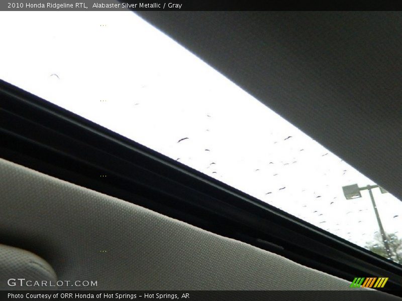 Alabaster Silver Metallic / Gray 2010 Honda Ridgeline RTL