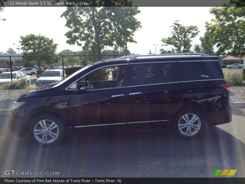 Super Black / Gray 2012 Nissan Quest 3.5 SL