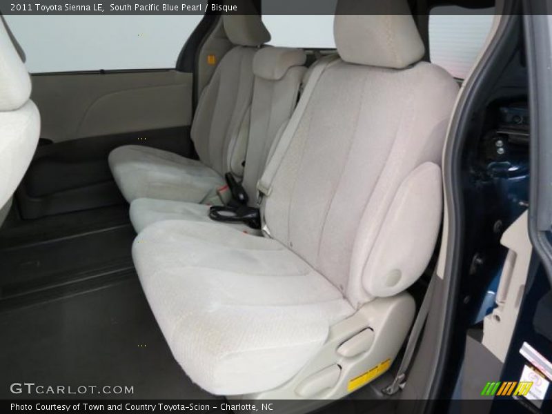 South Pacific Blue Pearl / Bisque 2011 Toyota Sienna LE