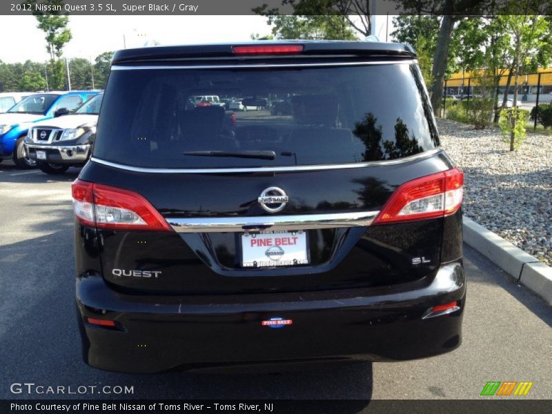 Super Black / Gray 2012 Nissan Quest 3.5 SL
