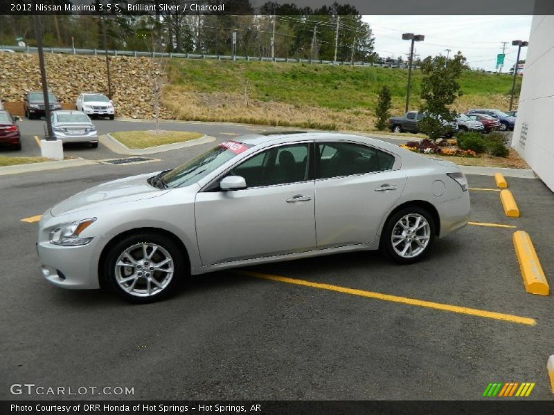 Brilliant Silver / Charcoal 2012 Nissan Maxima 3.5 S