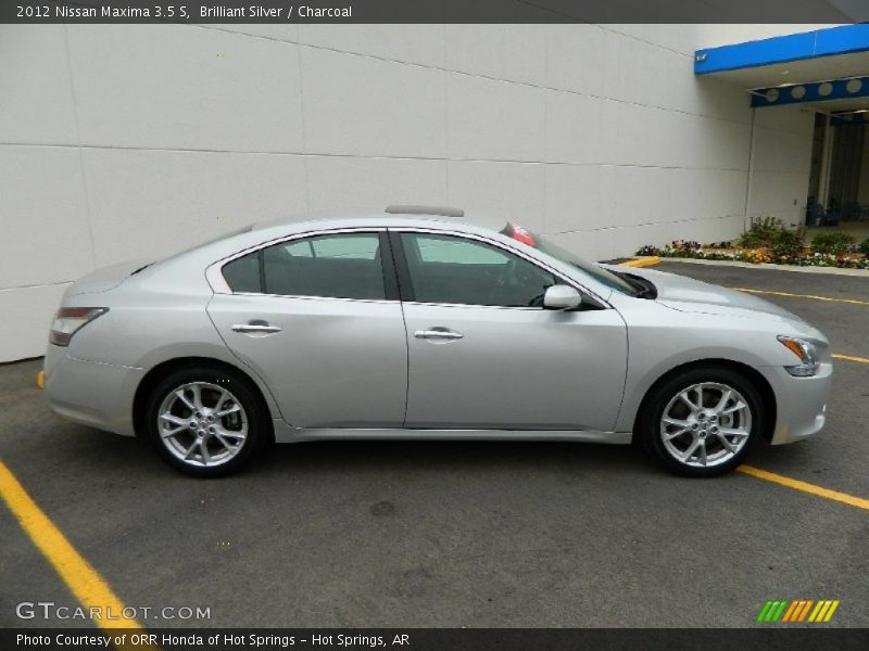 Brilliant Silver / Charcoal 2012 Nissan Maxima 3.5 S