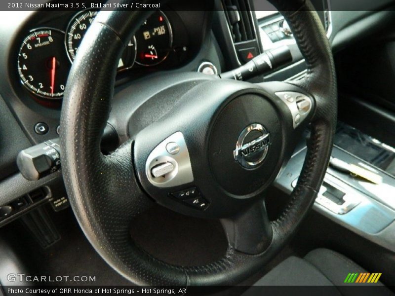 Brilliant Silver / Charcoal 2012 Nissan Maxima 3.5 S