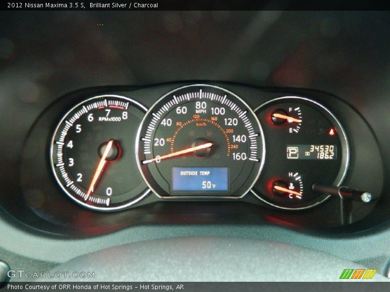 Brilliant Silver / Charcoal 2012 Nissan Maxima 3.5 S