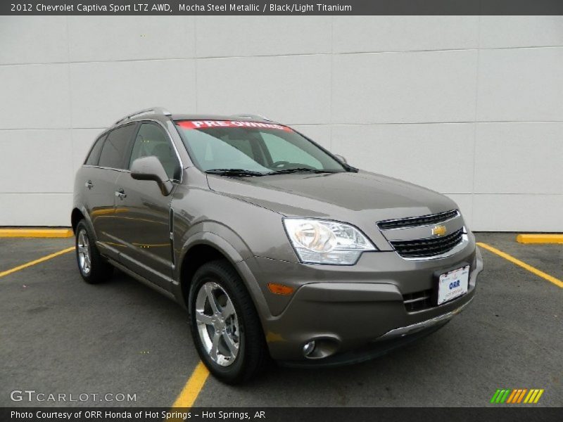 Mocha Steel Metallic / Black/Light Titanium 2012 Chevrolet Captiva Sport LTZ AWD