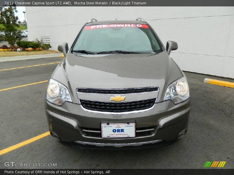 Mocha Steel Metallic / Black/Light Titanium 2012 Chevrolet Captiva Sport LTZ AWD