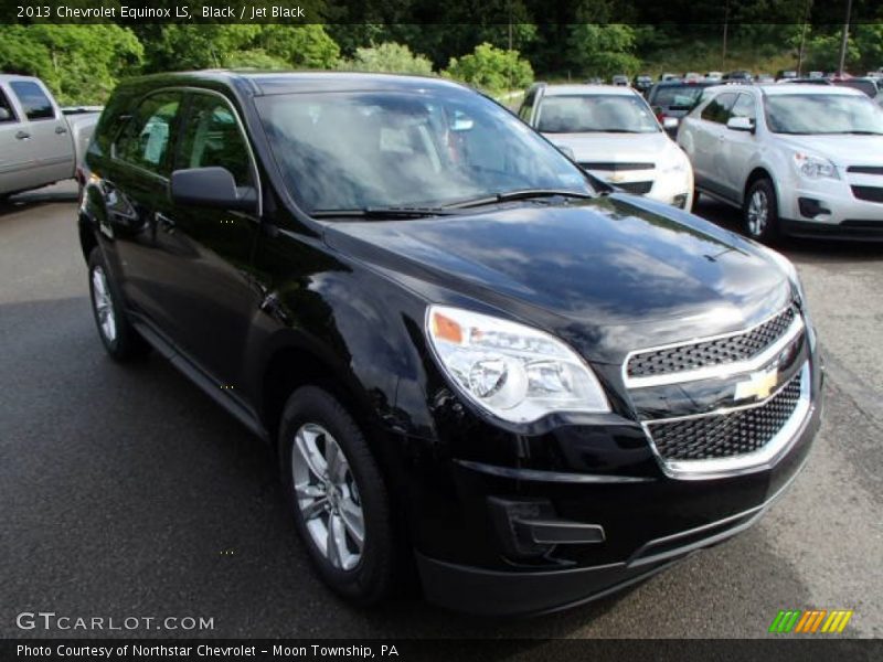 Black / Jet Black 2013 Chevrolet Equinox LS