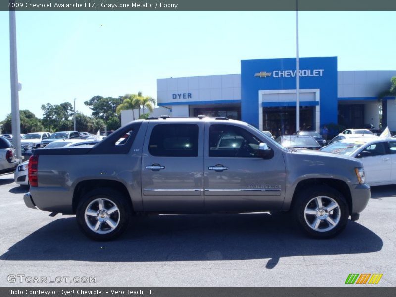 Graystone Metallic / Ebony 2009 Chevrolet Avalanche LTZ