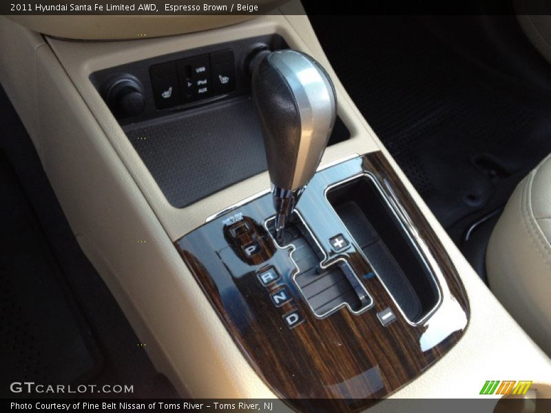 Espresso Brown / Beige 2011 Hyundai Santa Fe Limited AWD