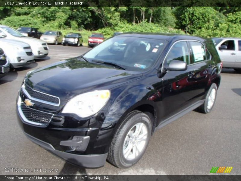 Black / Jet Black 2013 Chevrolet Equinox LS