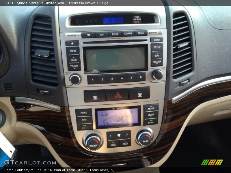Espresso Brown / Beige 2011 Hyundai Santa Fe Limited AWD
