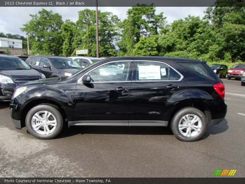 Black / Jet Black 2013 Chevrolet Equinox LS
