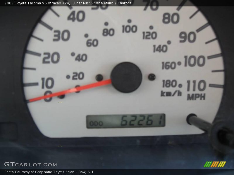 Lunar Mist Silver Metallic / Charcoal 2003 Toyota Tacoma V6 Xtracab 4x4