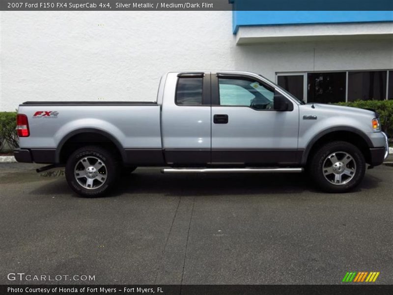 Silver Metallic / Medium/Dark Flint 2007 Ford F150 FX4 SuperCab 4x4