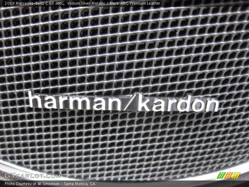 Iridium Silver Metallic / Black AMG Premium Leather 2009 Mercedes-Benz C 63 AMG