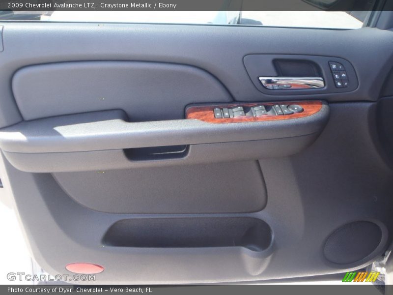 Graystone Metallic / Ebony 2009 Chevrolet Avalanche LTZ