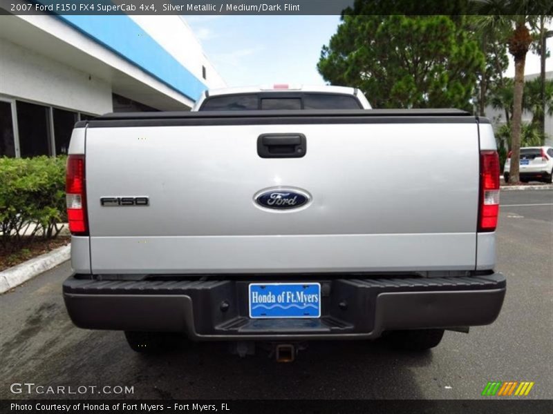 Silver Metallic / Medium/Dark Flint 2007 Ford F150 FX4 SuperCab 4x4