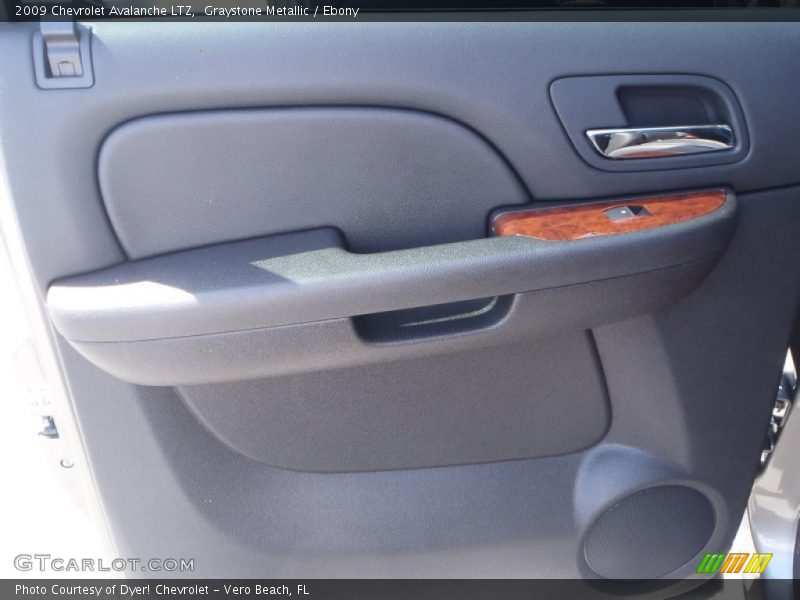 Graystone Metallic / Ebony 2009 Chevrolet Avalanche LTZ