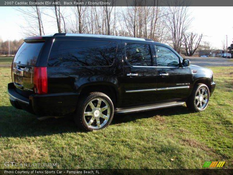 Black Raven / Ebony/Ebony 2007 Cadillac Escalade ESV AWD