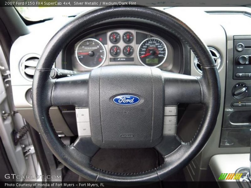 Silver Metallic / Medium/Dark Flint 2007 Ford F150 FX4 SuperCab 4x4