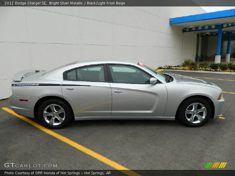 Bright Silver Metallic / Black/Light Frost Beige 2012 Dodge Charger SE