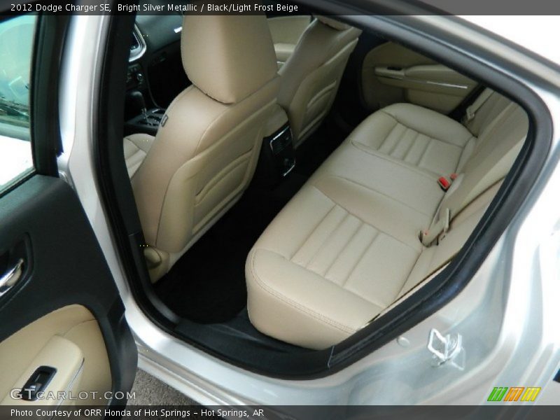Bright Silver Metallic / Black/Light Frost Beige 2012 Dodge Charger SE