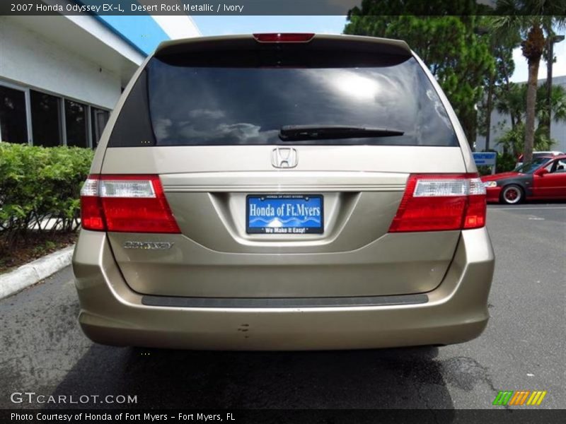 Desert Rock Metallic / Ivory 2007 Honda Odyssey EX-L