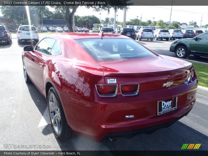 Crystal Red Tintcoat / Black 2013 Chevrolet Camaro LT/RS Coupe