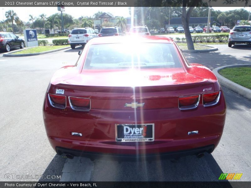 Crystal Red Tintcoat / Black 2013 Chevrolet Camaro LT/RS Coupe