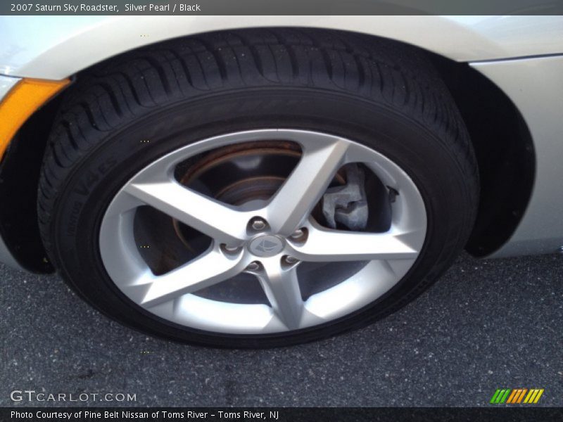Silver Pearl / Black 2007 Saturn Sky Roadster