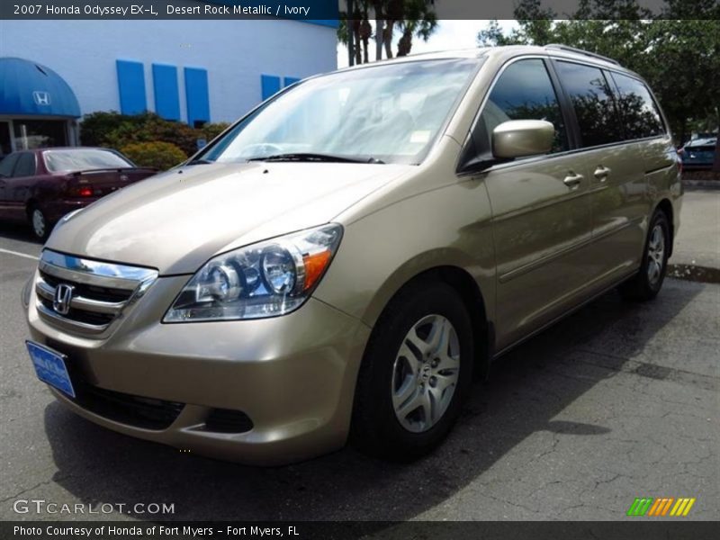 Desert Rock Metallic / Ivory 2007 Honda Odyssey EX-L