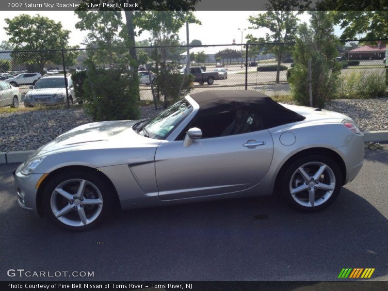 Silver Pearl / Black 2007 Saturn Sky Roadster