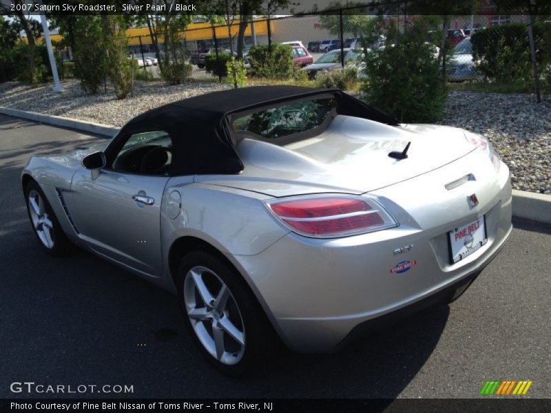 Silver Pearl / Black 2007 Saturn Sky Roadster