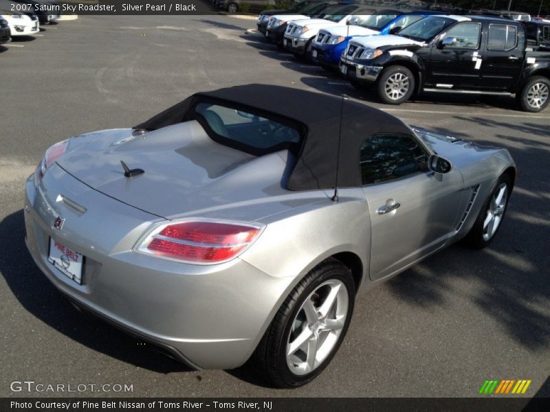 Silver Pearl / Black 2007 Saturn Sky Roadster