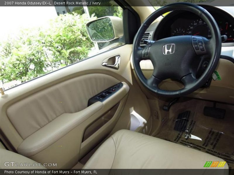 Desert Rock Metallic / Ivory 2007 Honda Odyssey EX-L