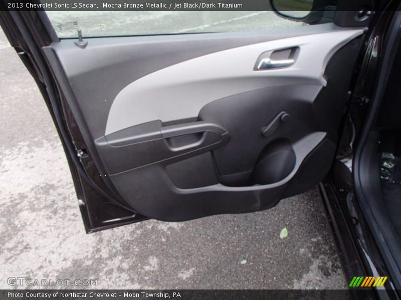 Mocha Bronze Metallic / Jet Black/Dark Titanium 2013 Chevrolet Sonic LS Sedan