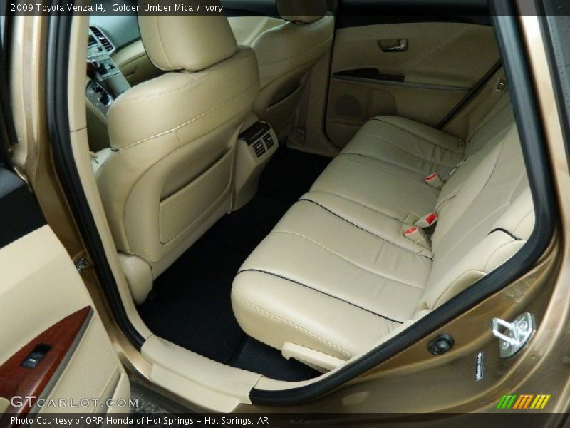 Rear Seat of 2009 Venza I4